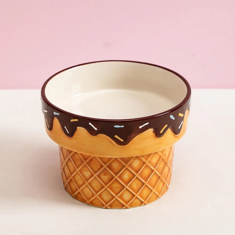Elevated Ceramic Cat Bowl with Wide Opening product image 9