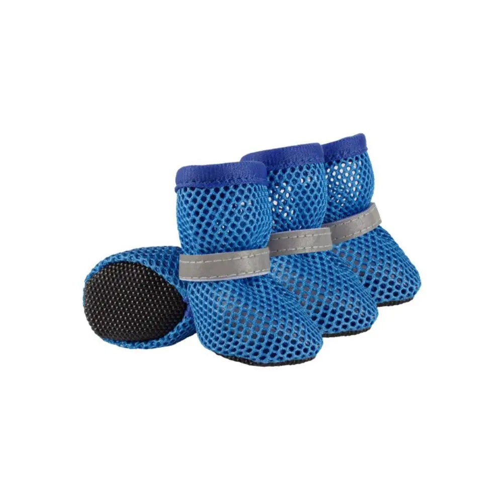 Mesh Breathable Dog Shoes for Everyday Paw Protection - top-down view