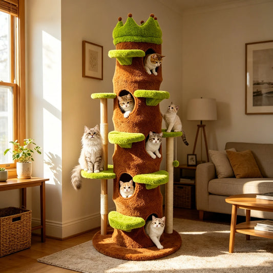 187cm Cat Tree Tower with Condo, Stairs and Perch product image 2