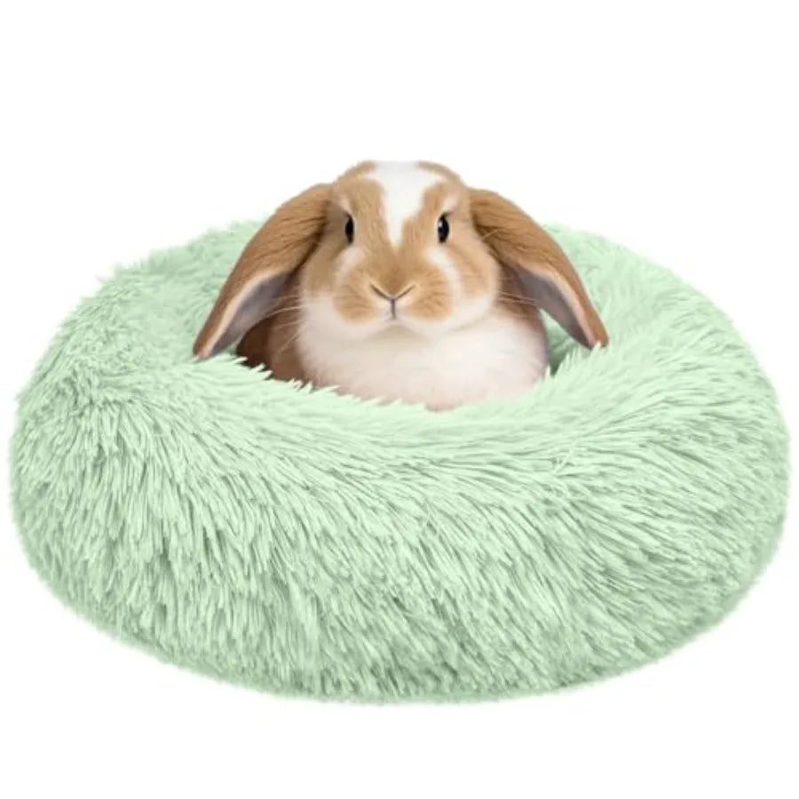 Bunny Bed Rabbit Hideout Large Soft and Comfortable Small Animal Bedding Cozy Bed Mat Warm Hideaway Cage Accessories for Guinea
