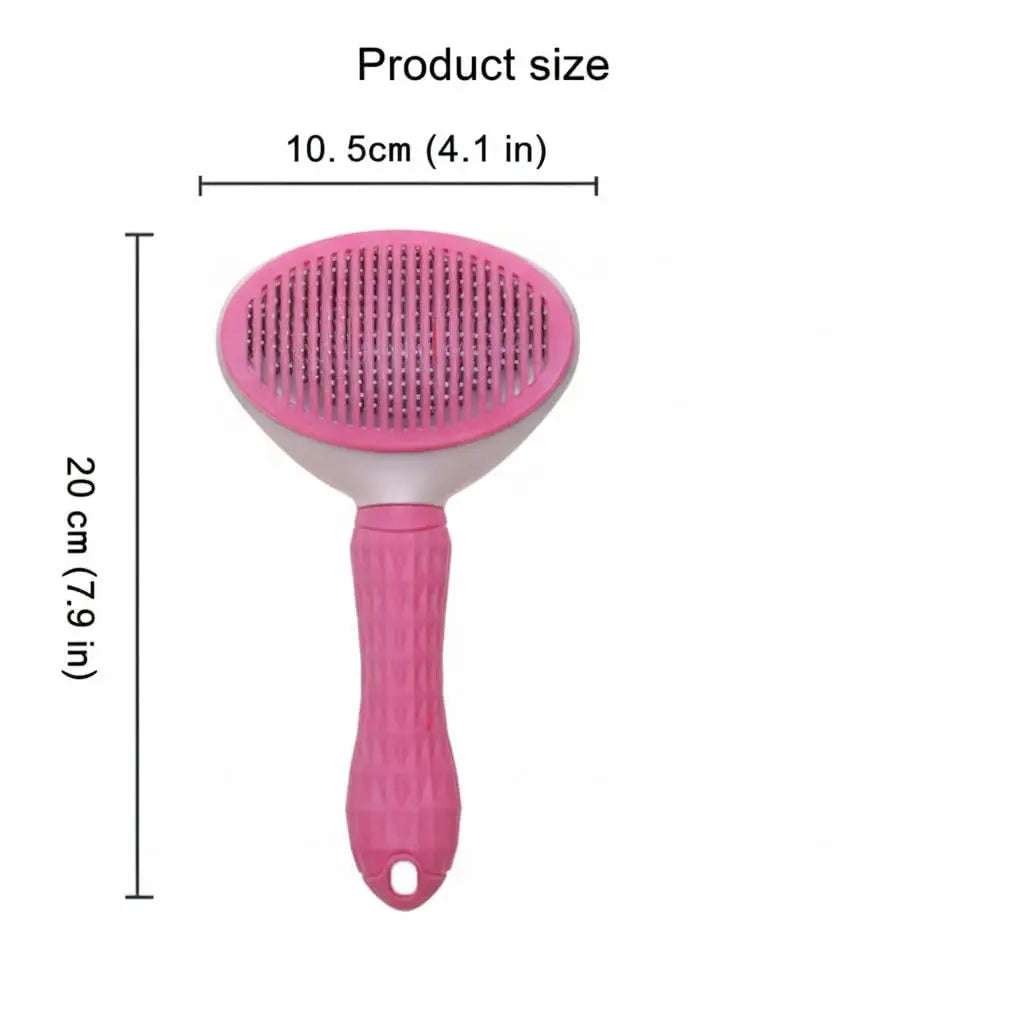 Non-Slip Pet Grooming & Deshedding Brush, Ergonomic Design