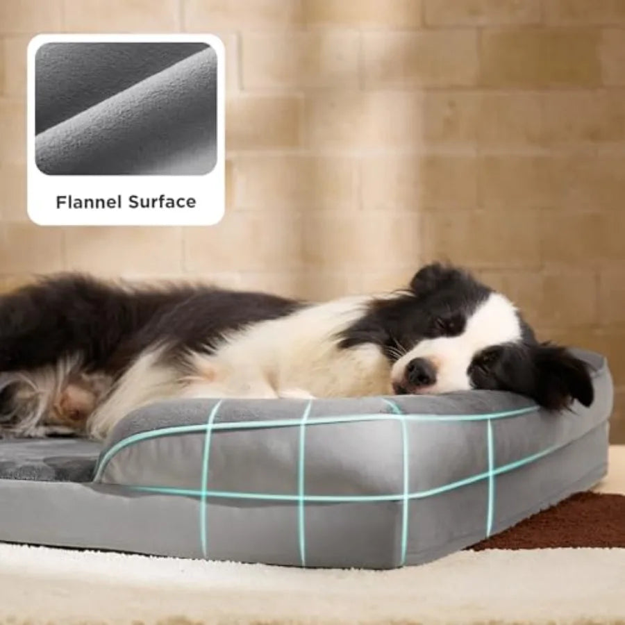 Orthopedic Dog Beds Large Sized Dog - Washable Large Dog Cat Bed Waterproof Comfort Dogs Couch Sofa with Washable Removable Cov