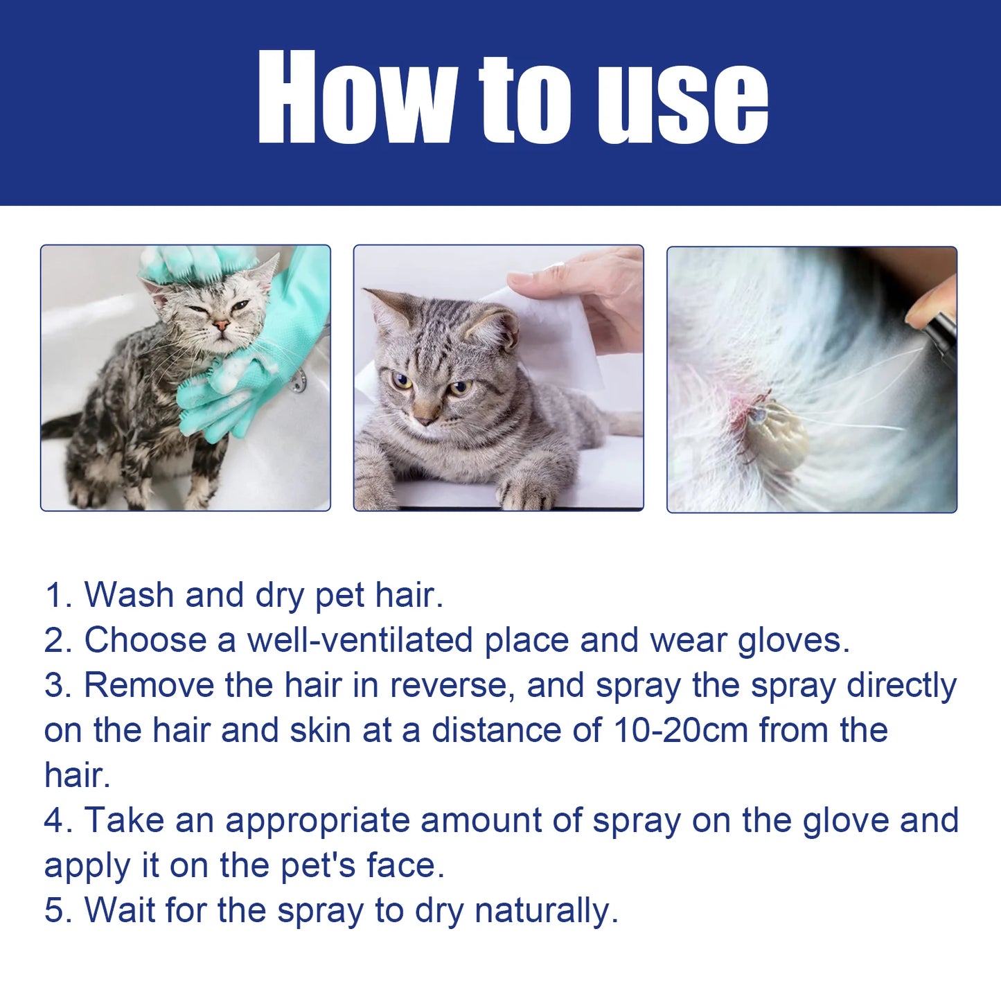 Pet Insect Repellent & Soothing Skin Care Spray for Dogs and Cats