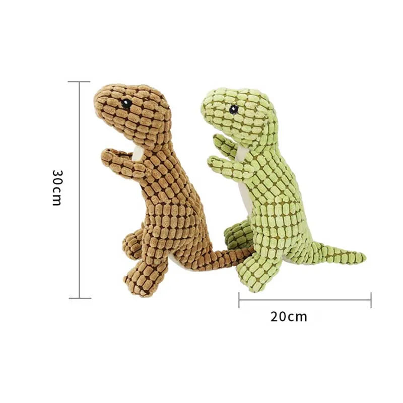 Plush Dinosaur Dog Toy with Squeaker product image 3