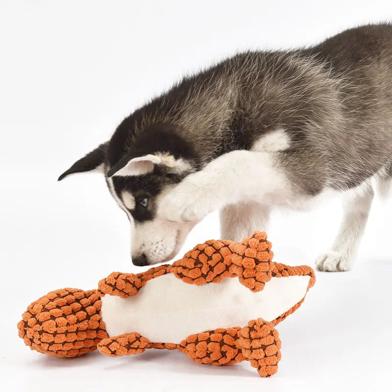 Plush Dinosaur Dog Toy with Squeaker product image 2