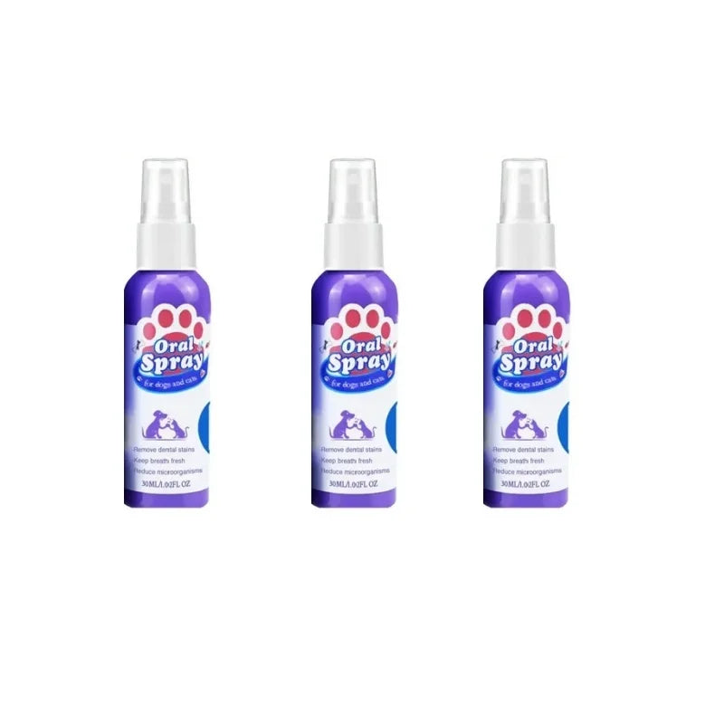 Pet Teeth Cleaning Spray Oral Care for Cats & Dogs