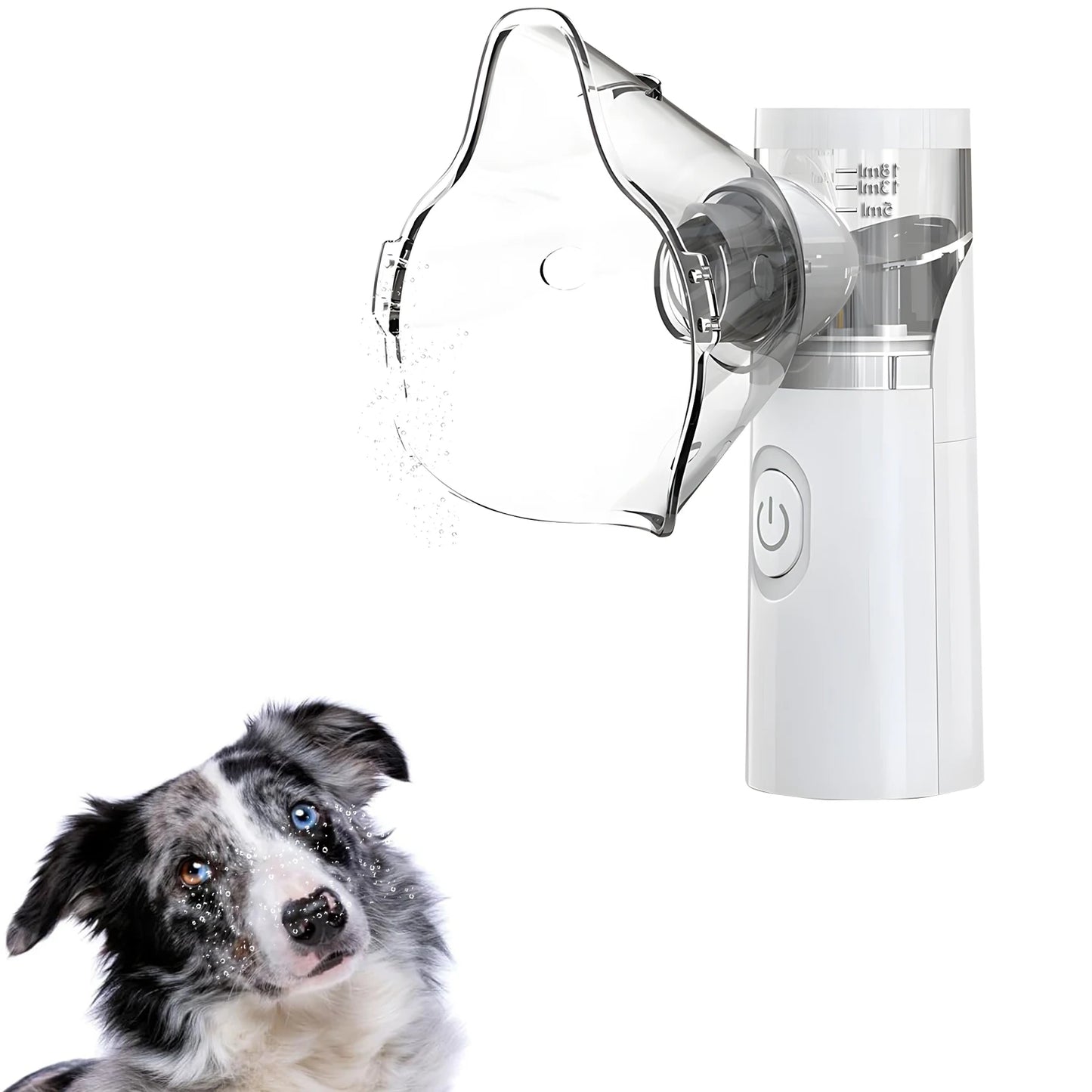 Portable Silent Pet Nebulizer & Inhaler for Animals
