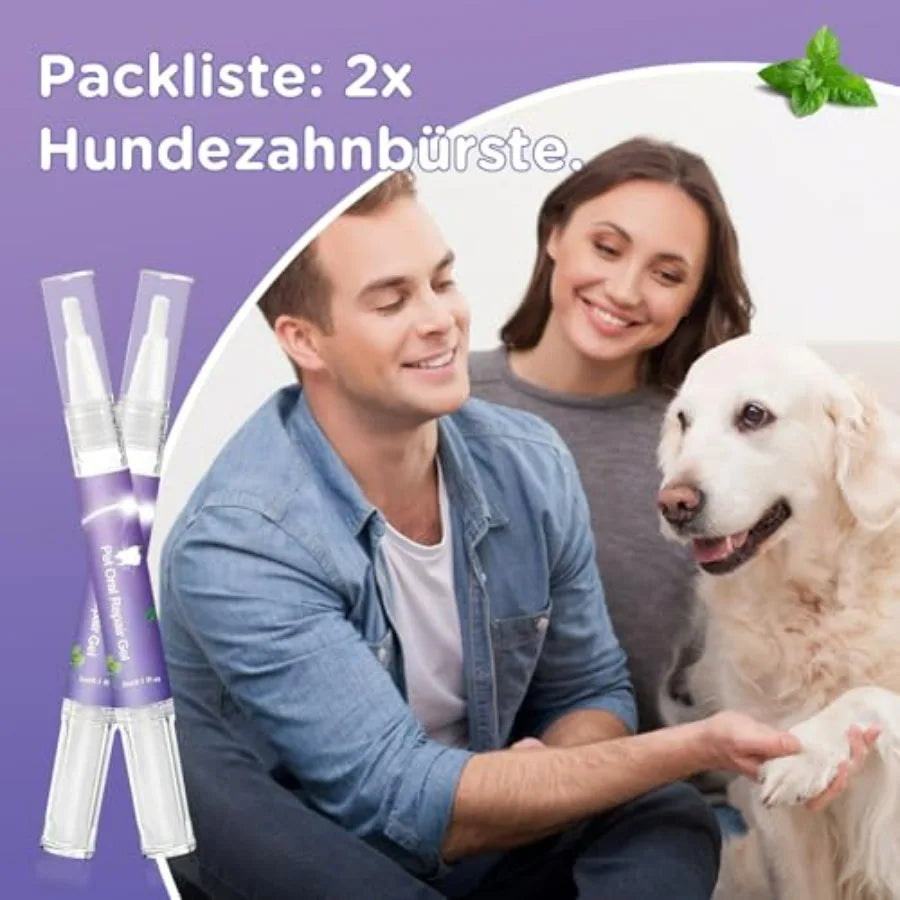 6Pcs Pet Oral Repair Gel, Dog Oral Repair Gel, Pet Breath Freshener for Cats and Dogs, Removes Tartar, Keeps Breath Fresh, Stre