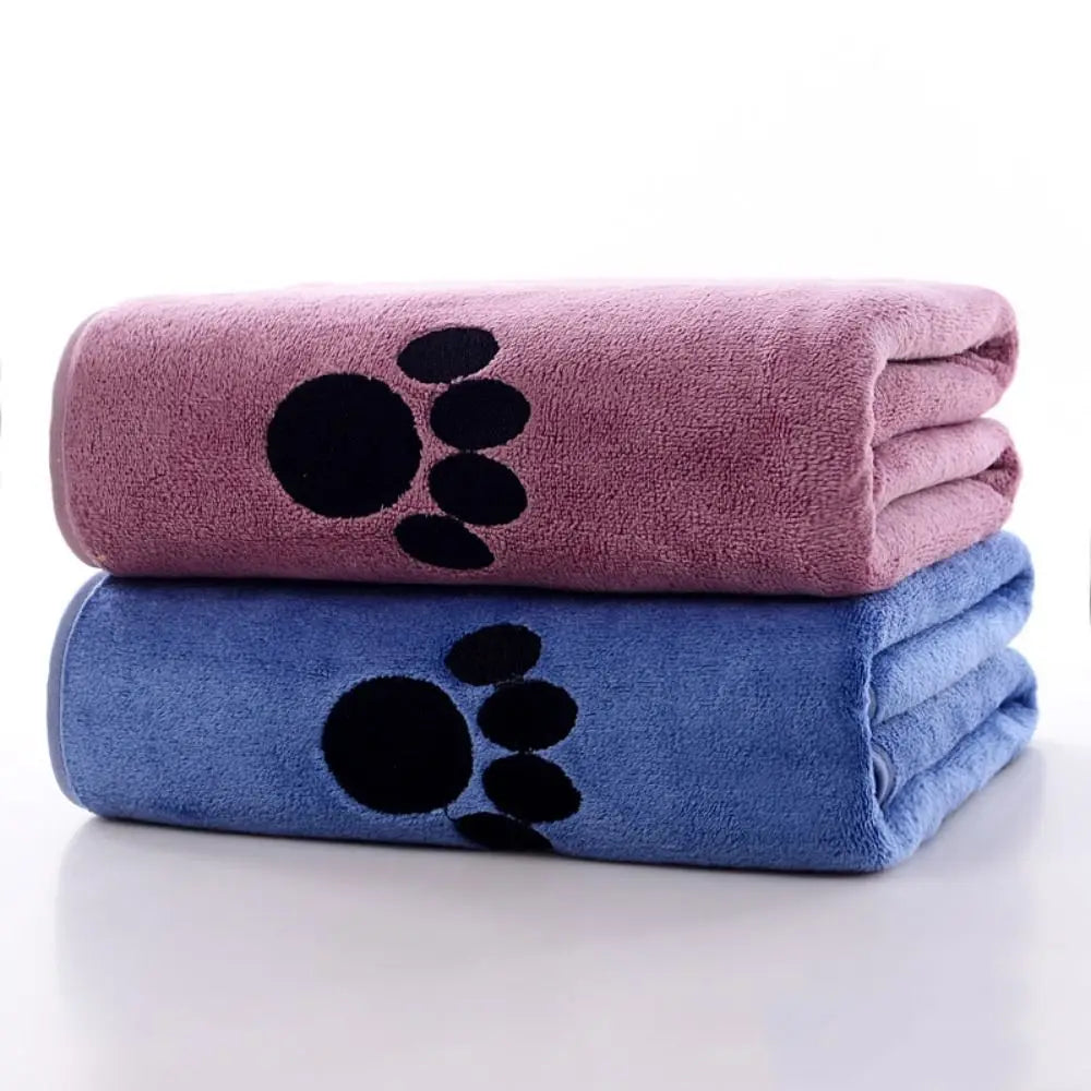 Breathable Microfiber Dog Towels Super Soft Highly Absorbent Pet Grooming Towel Thick Cat Bath Pet Cloth Drying Dogs