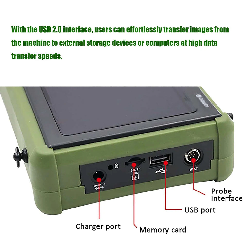 Portable Veterinary Ultrasound Scanner with 3.5MHz Probe