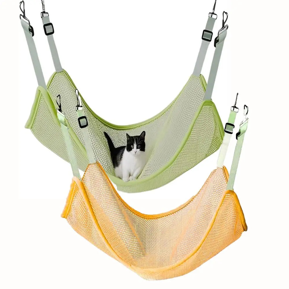 Breathable Hanging Cat Hammock with Adjustable Straps main product image