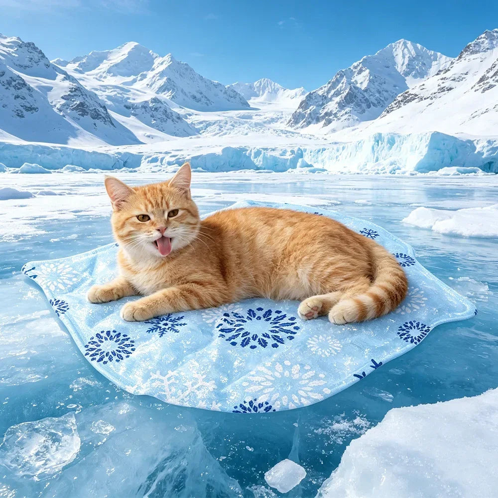 Summer Self-Cooling Pet Mat for Cats & Dogs - front view