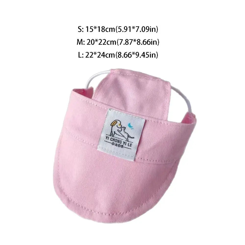 Duck Tongue Pet Sun Hat with Ear Holes - packaging view