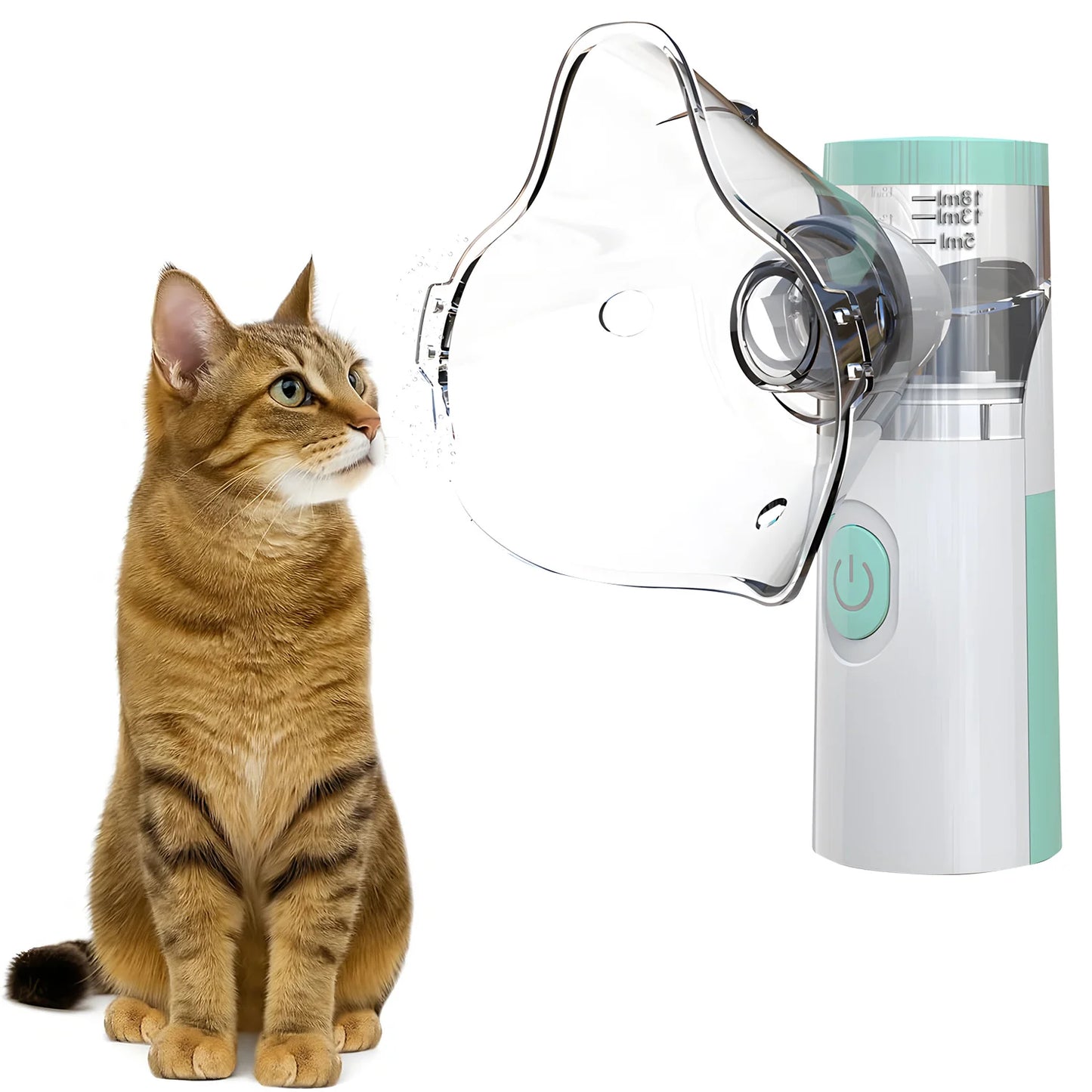 Portable Silent Pet Nebulizer & Inhaler for Animals