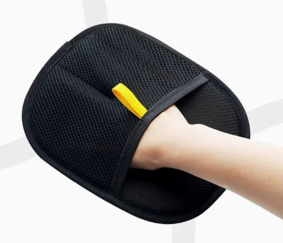 Pet Grooming Gloves Hair Remover for Dogs, Cats & Rabbits