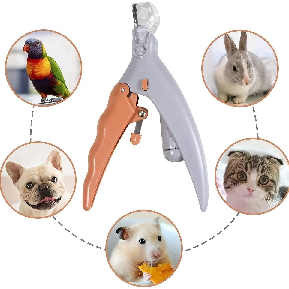 LED Pet Nail Clipper for Dogs and Cats with Steel Blades