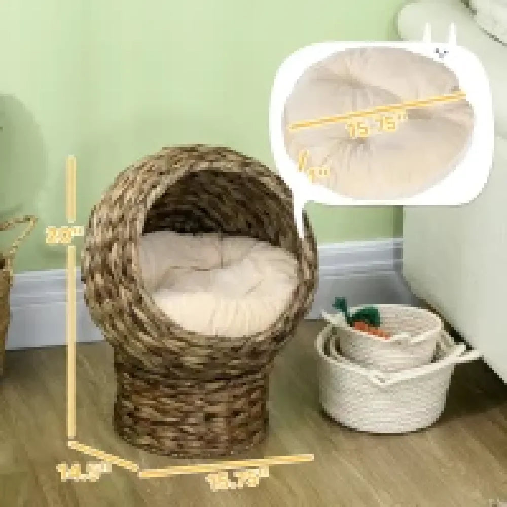 Ye Basket Bed Kitty House: Elevated Cat Bed