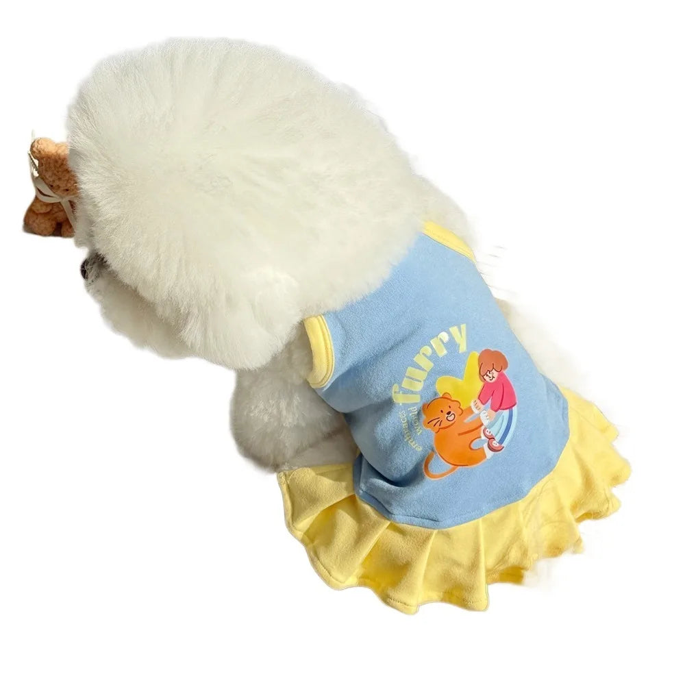 Breathable Pet Vest and Dress Set for Small Dogs product image 9