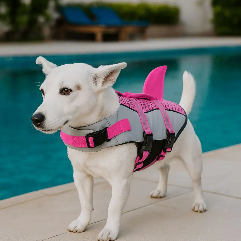 Reflective Shark Dog Life Jacket with Rescue Handle product image 5