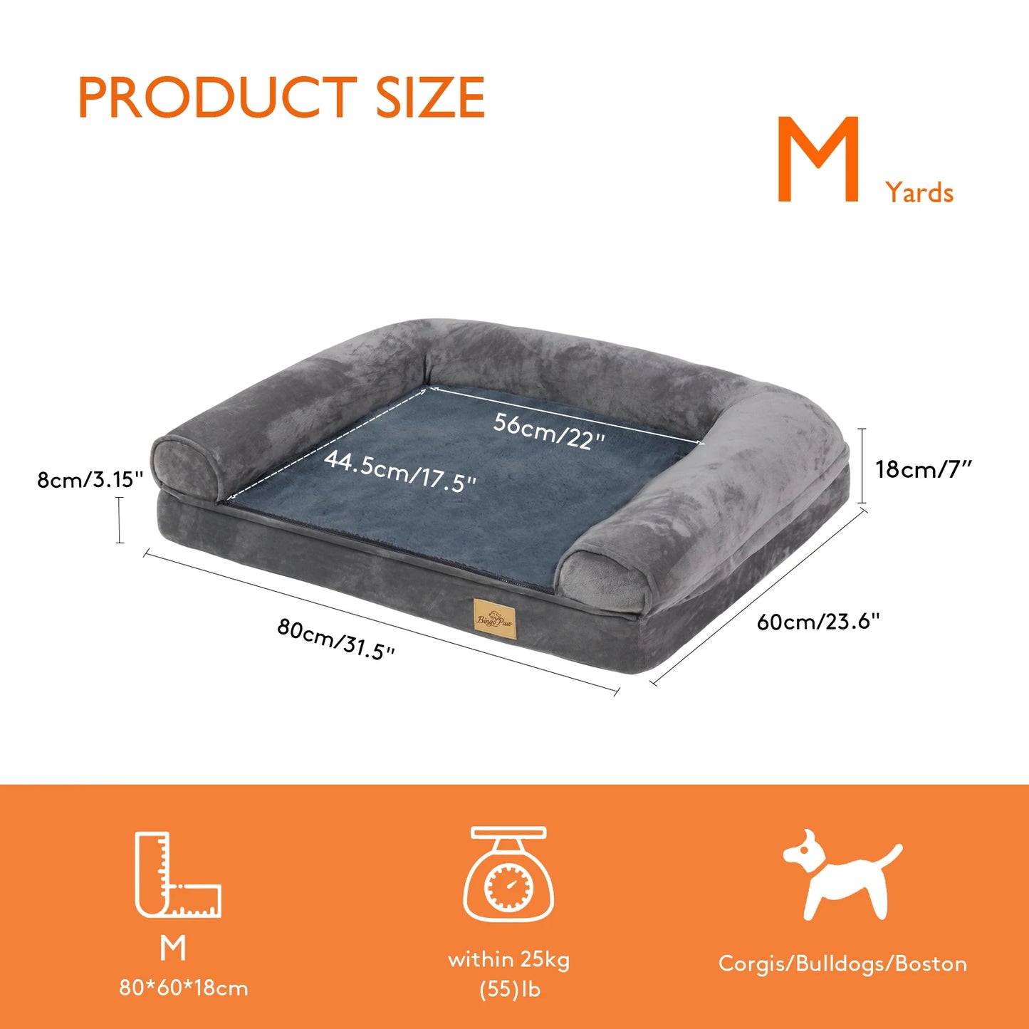 Orthopedic Dog Bed with Washable Cover product image 9