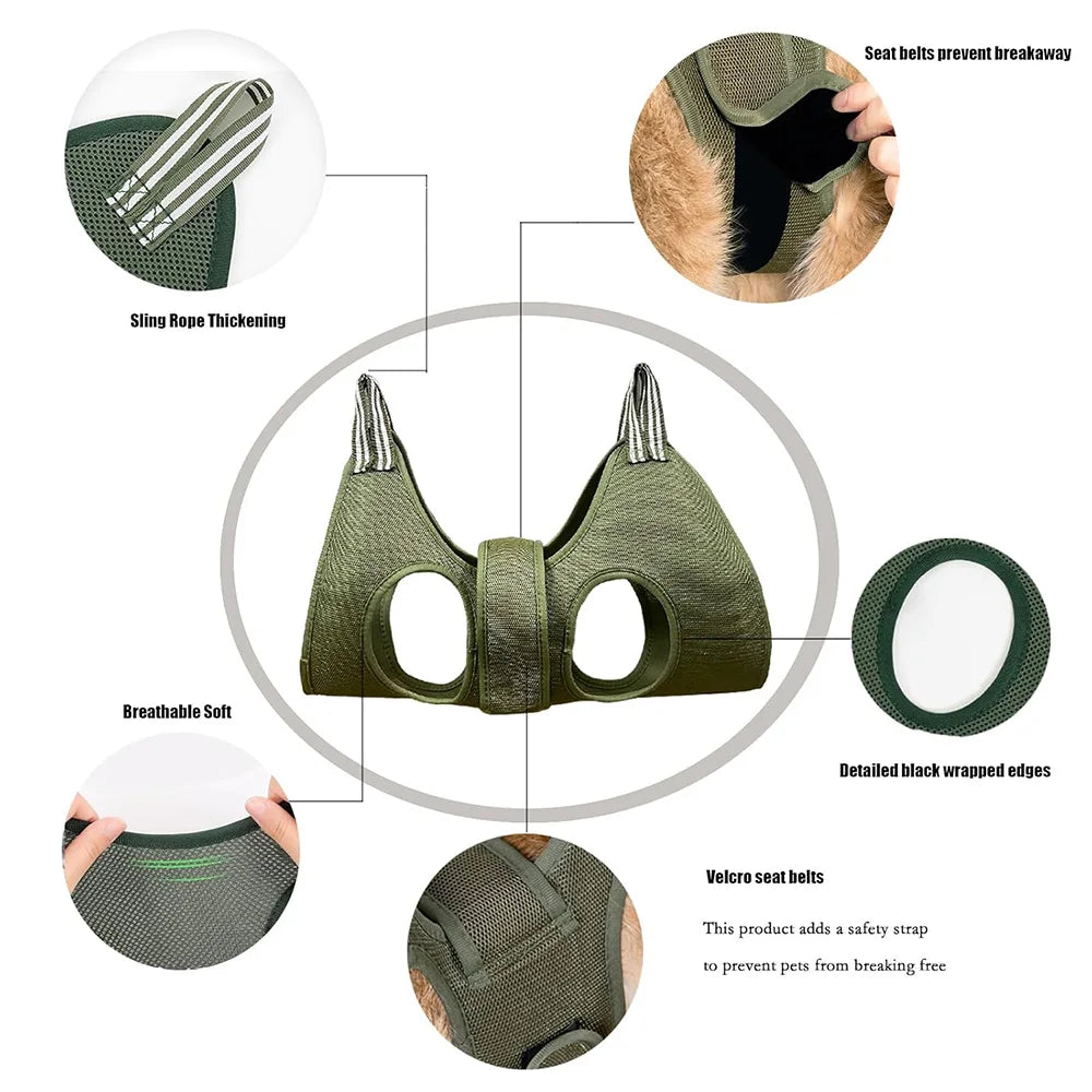 Pet Grooming Hammock - Anti-Scratch Nail Clipping Restraint Bag