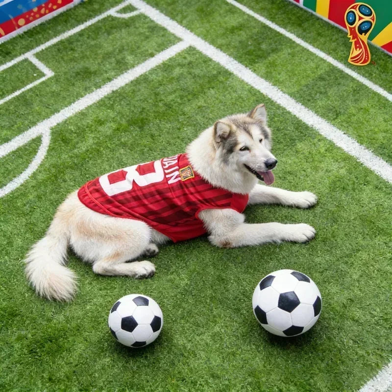 Breathable Mesh Football Jersey Pet T-Shirt Vest
