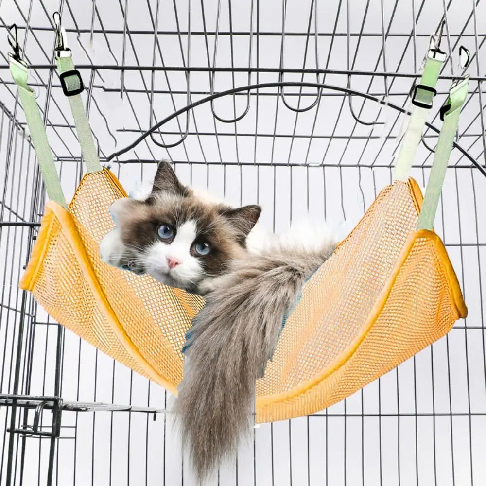 Breathable Hanging Cat Hammock with Adjustable Straps product image 5