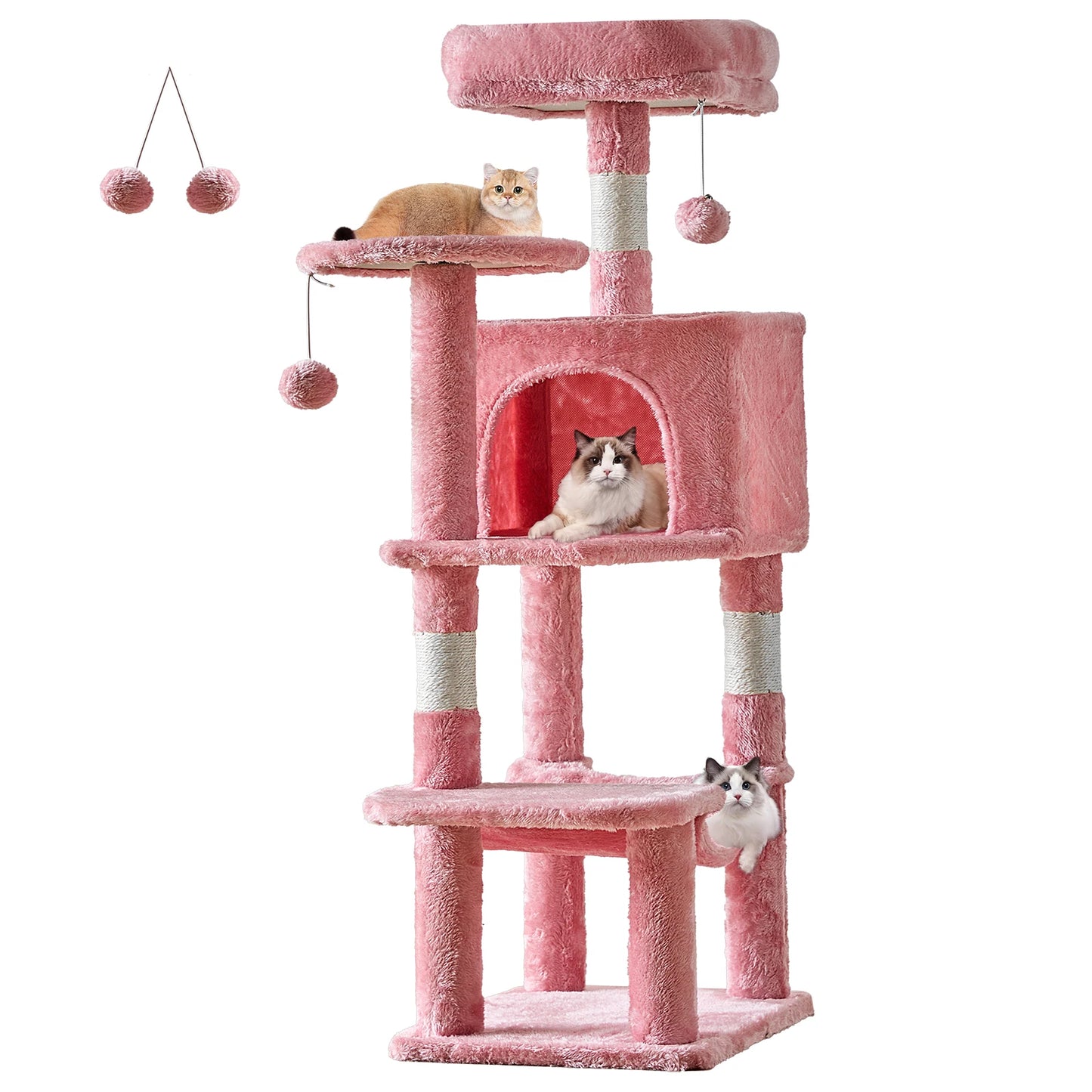 44-Inch Multi-Level Cat Tree with Condo & Hammock product image 12