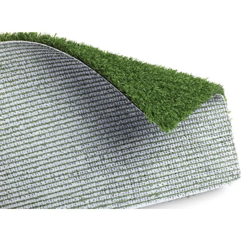 Portable Washable Artificial Grass Mat with Drain Tray for Dogs - Suitable for Indoor and Outdoor Use