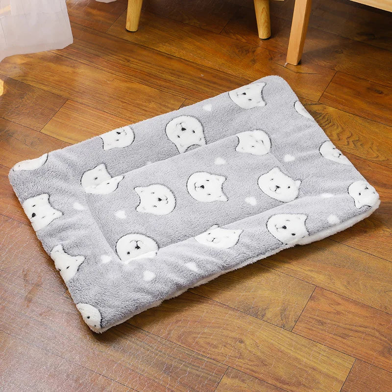 Thickened Warm Plush Sleeping Cushion for Cats & Small Dogs