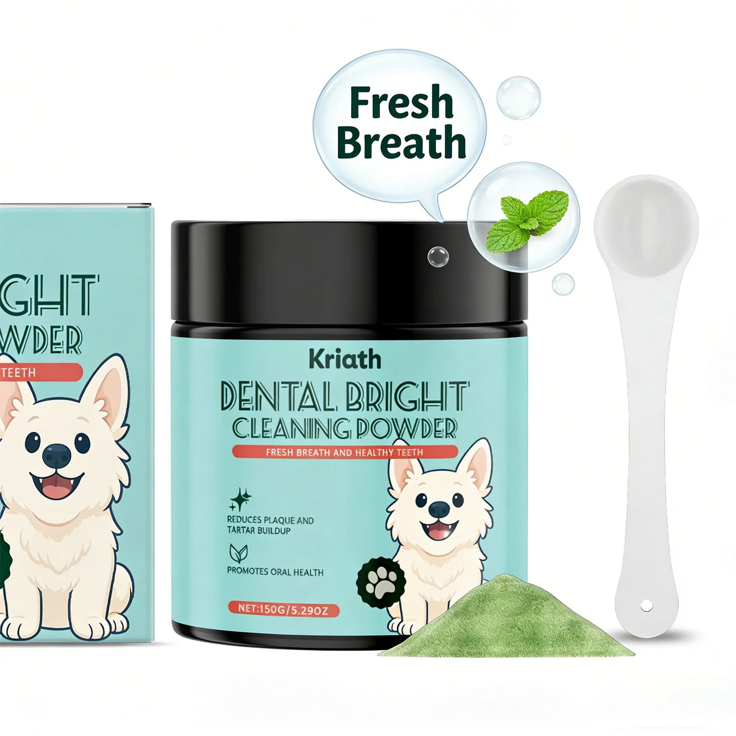 Dog Tooth Cleaning Powder Removing teeth Surface Stains Reduce Dental Plaques Eliminate Bad Breath Daily Dog Teeth Care Products