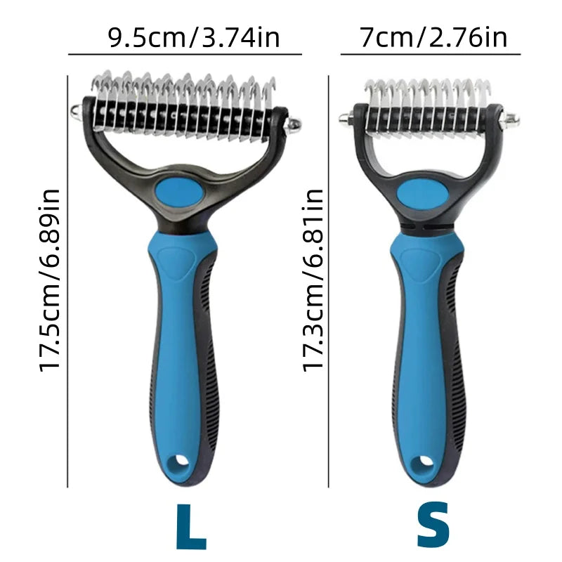 Double-Sided Pet Grooming Comb for Dogs and Cats - packaging view