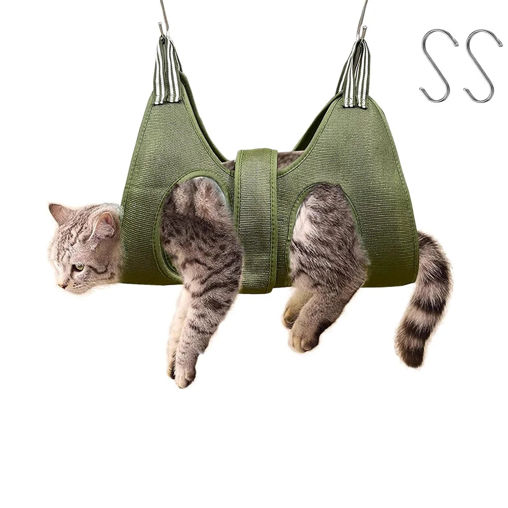 Pet Grooming Hammock - Anti-Scratch Nail Clipping Restraint Bag