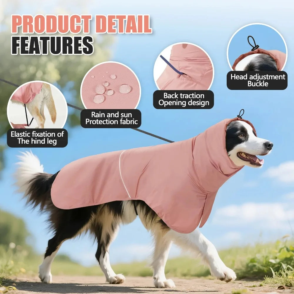 Waterproof Dog Rain Jacket with Breathable Design product image 4