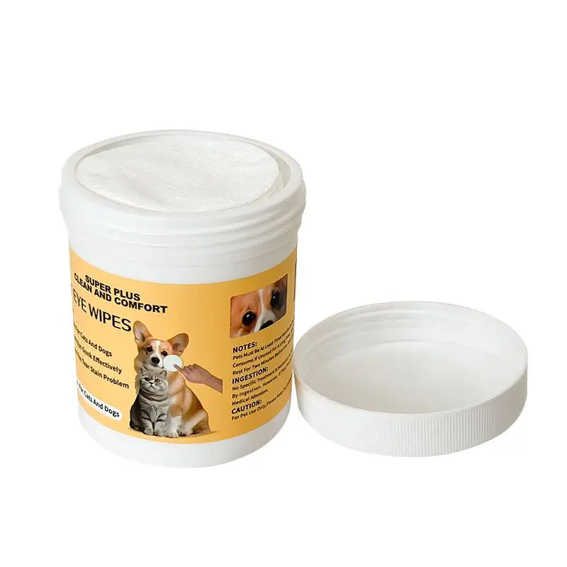 200PCS Pet Ear Cleaning Wipes Disposable Ear Care Finger Cover Convenient And Dirty Hand Ear Mite Ear Mite