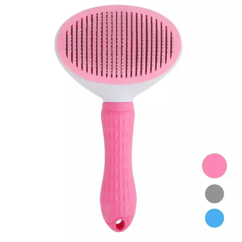 Non-Slip Pet Grooming & Deshedding Brush, Ergonomic Design