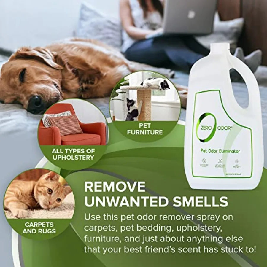 Pet Odor Eliminator for strong odor Eliminate Air and Surface Odors Patented Molecular Techlogy Best For Carpet Furniture Beds