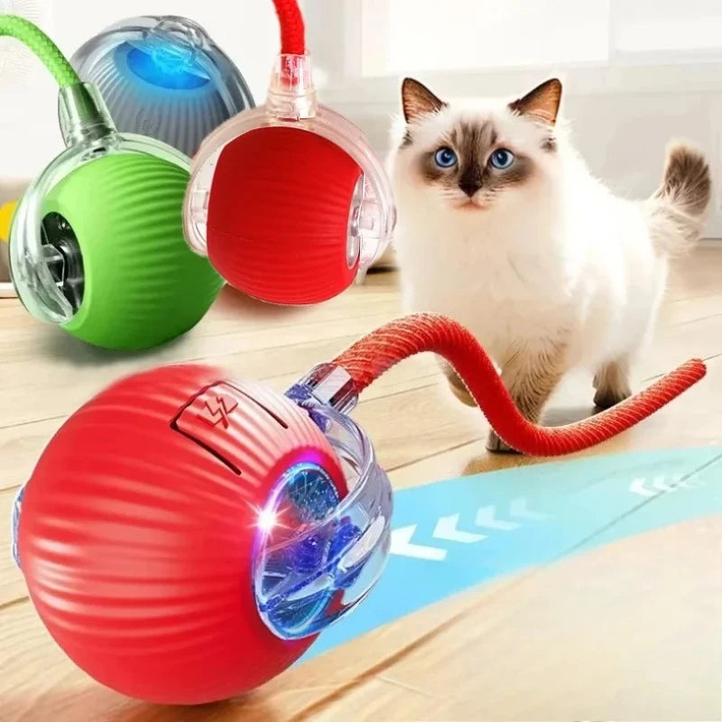 Automatic Rolling Cat Toy Ball with Smart Sensor main product image