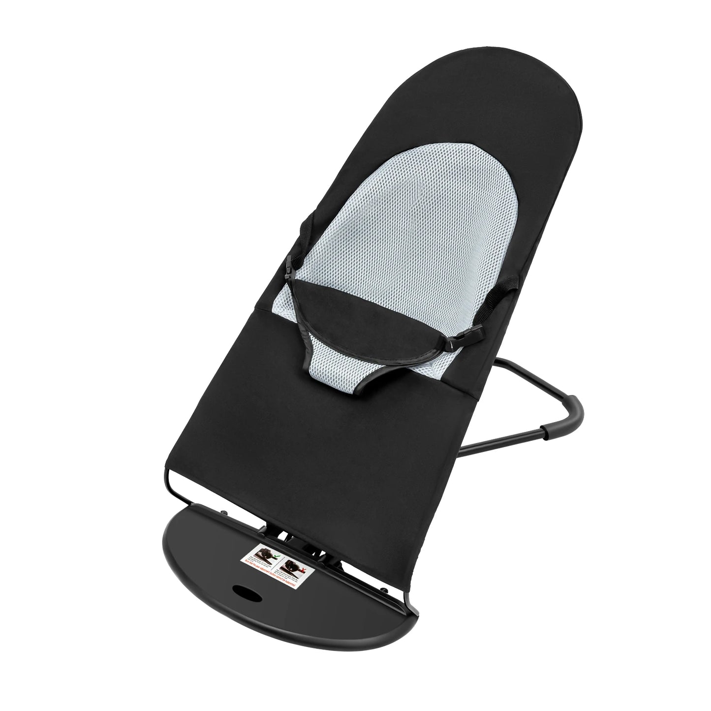 Indoor Outdoor Foldable Stainless Steel Pet Rocking Chair 4 Available Colors 3-Level Adjustable Frame Breathable Removable Washable Mattress Stable Anti-shake Rocker Bed Suitable For Small Medium Cats Dogs Resting Napping