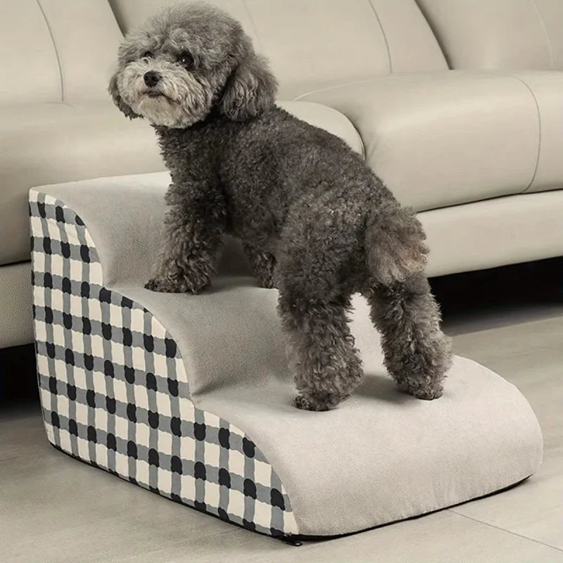 High-Density Foam Dog Stairs for Older Dogs - alternate angle view