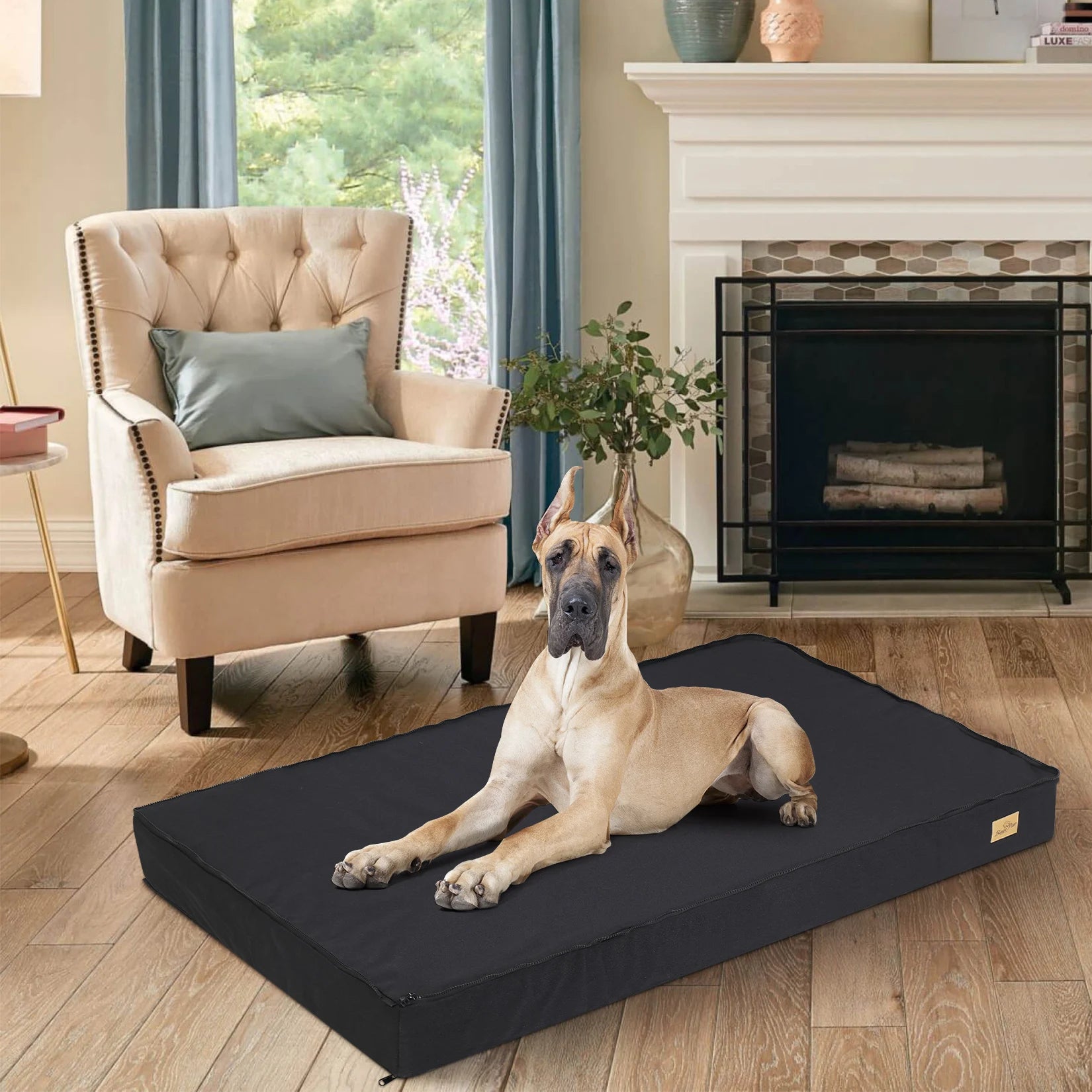 Orthopedic Memory Foam Crate Dog Bed with Waterproof Cover product image 2