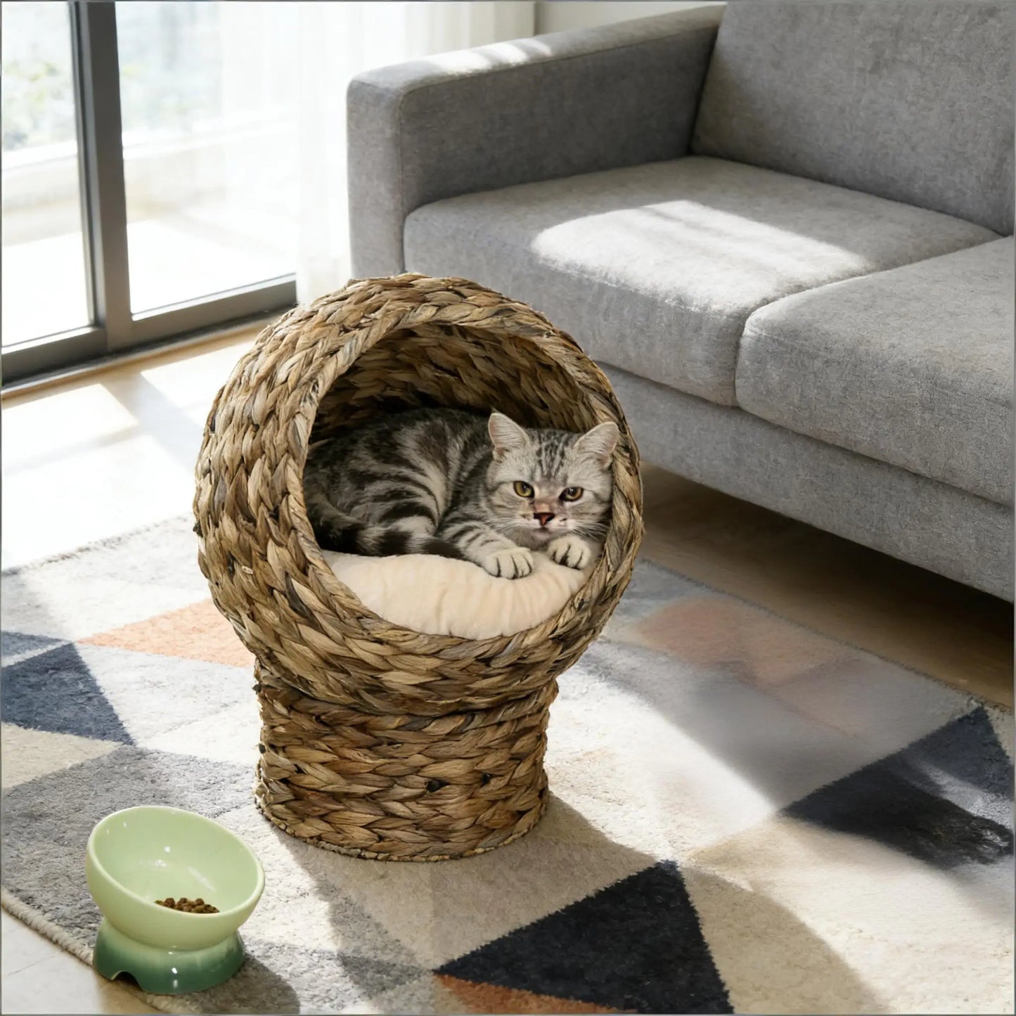 Ye Basket Bed Kitty House: Elevated Cat Bed
