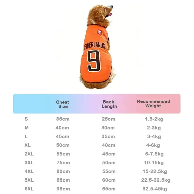 Breathable Mesh Football Jersey Pet T-Shirt Vest