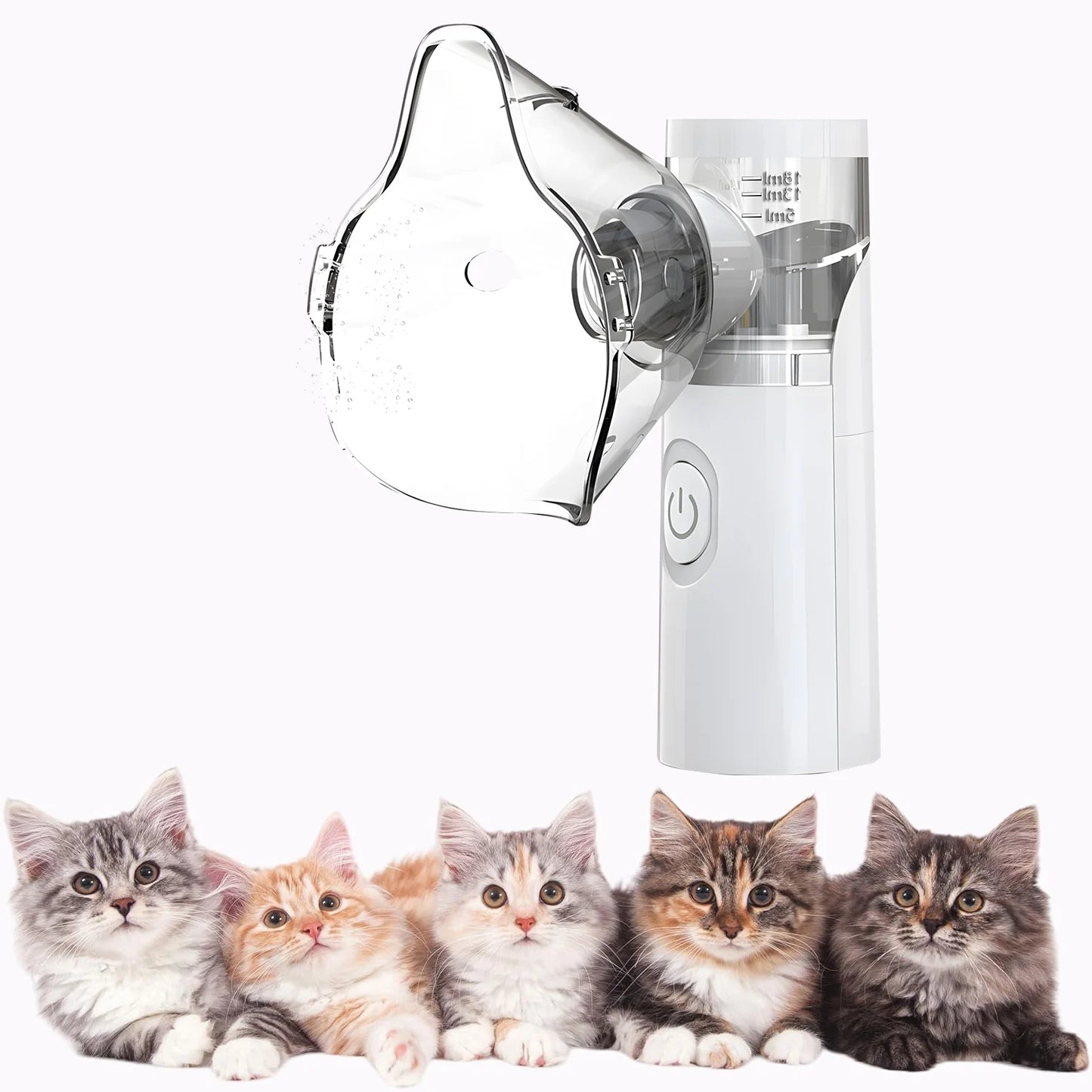 Pet Portable Handheld Nebulizer Machine Medical Atomizer Nebuliser Inhalator for Animal Inhaler Humidificador Nebulizador