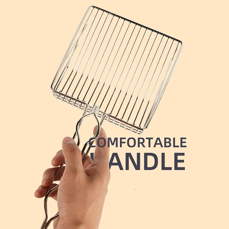 Stainless Steel Cat Litter Scoop with Durable Handle product image 2