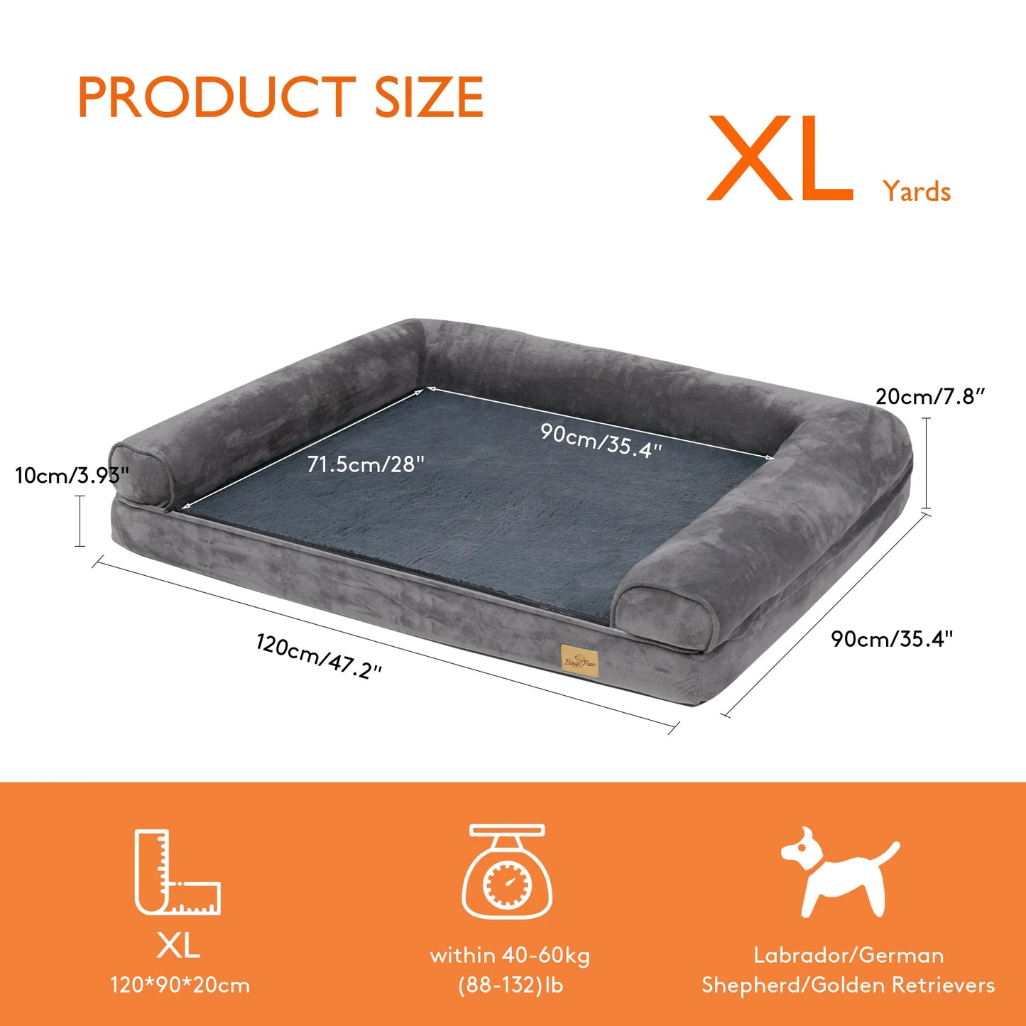 Orthopedic Dog Bed with Removable Washable Cover product image 9