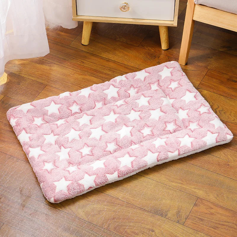 Thickened Warm Plush Sleeping Cushion for Cats & Small Dogs