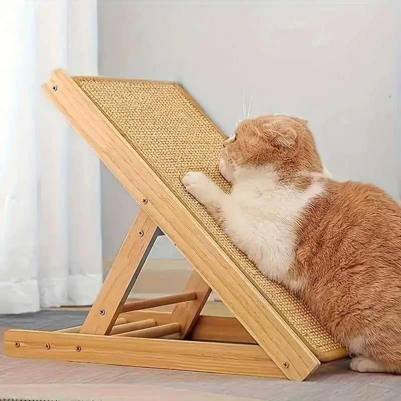 Durable Hemp Rope Cat Scratching Board with No-Mess Adhesive