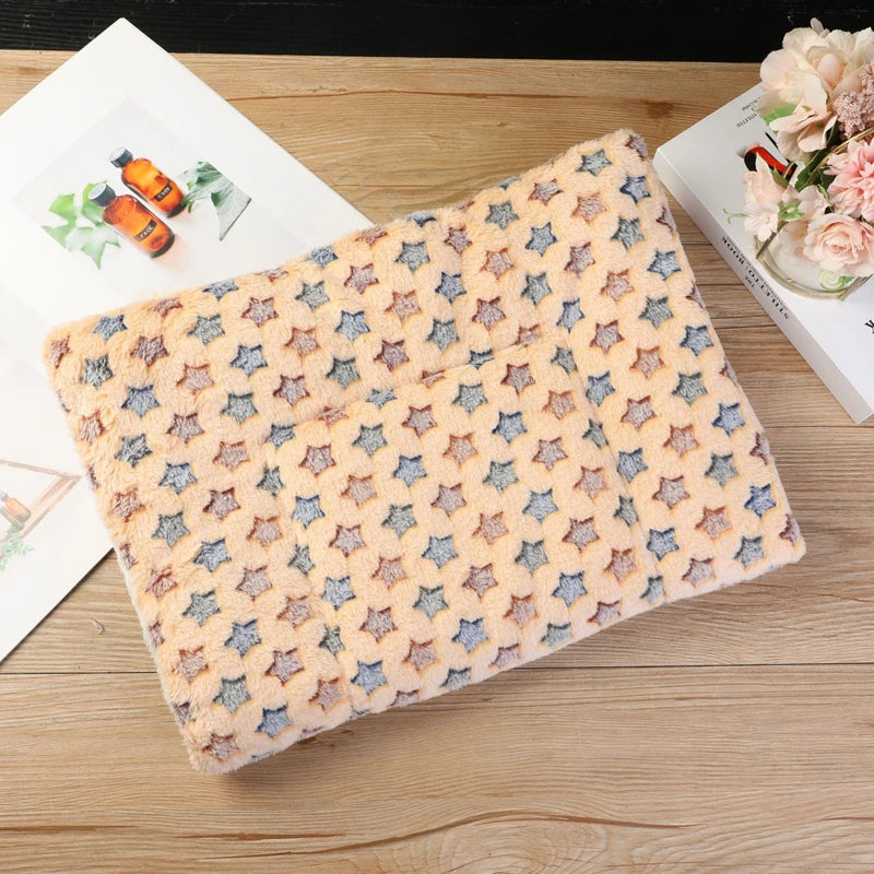 Thickened Warm Plush Sleeping Cushion for Cats & Small Dogs
