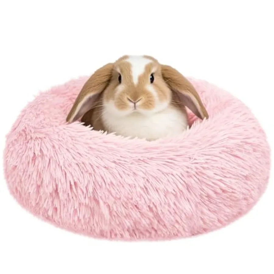 Bunny Bed Rabbit Hideout Large Soft and Comfortable Small Animal Bedding Cozy Bed Mat Warm Hideaway Cage Accessories for Guinea